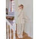 Tan Tuan Bear's House Pajama Blouse and Long Pants Set(Leftovers Stock/2 Colours/Full Payment Without Shipping)